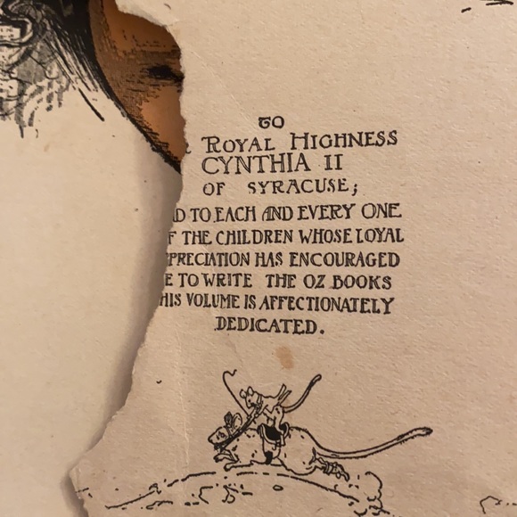 1910 The Emerald City of Oz Book - Picture 2 of 16